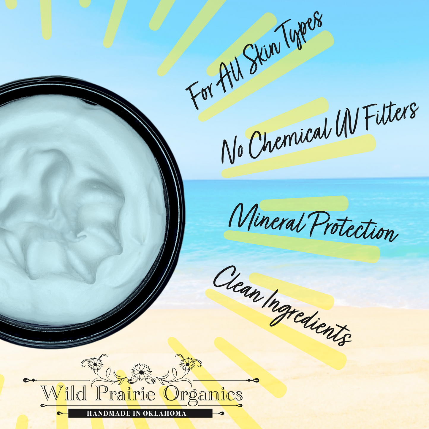 Organic Whipped Tallow and 20% Non-Nano Zinc Sun Balm