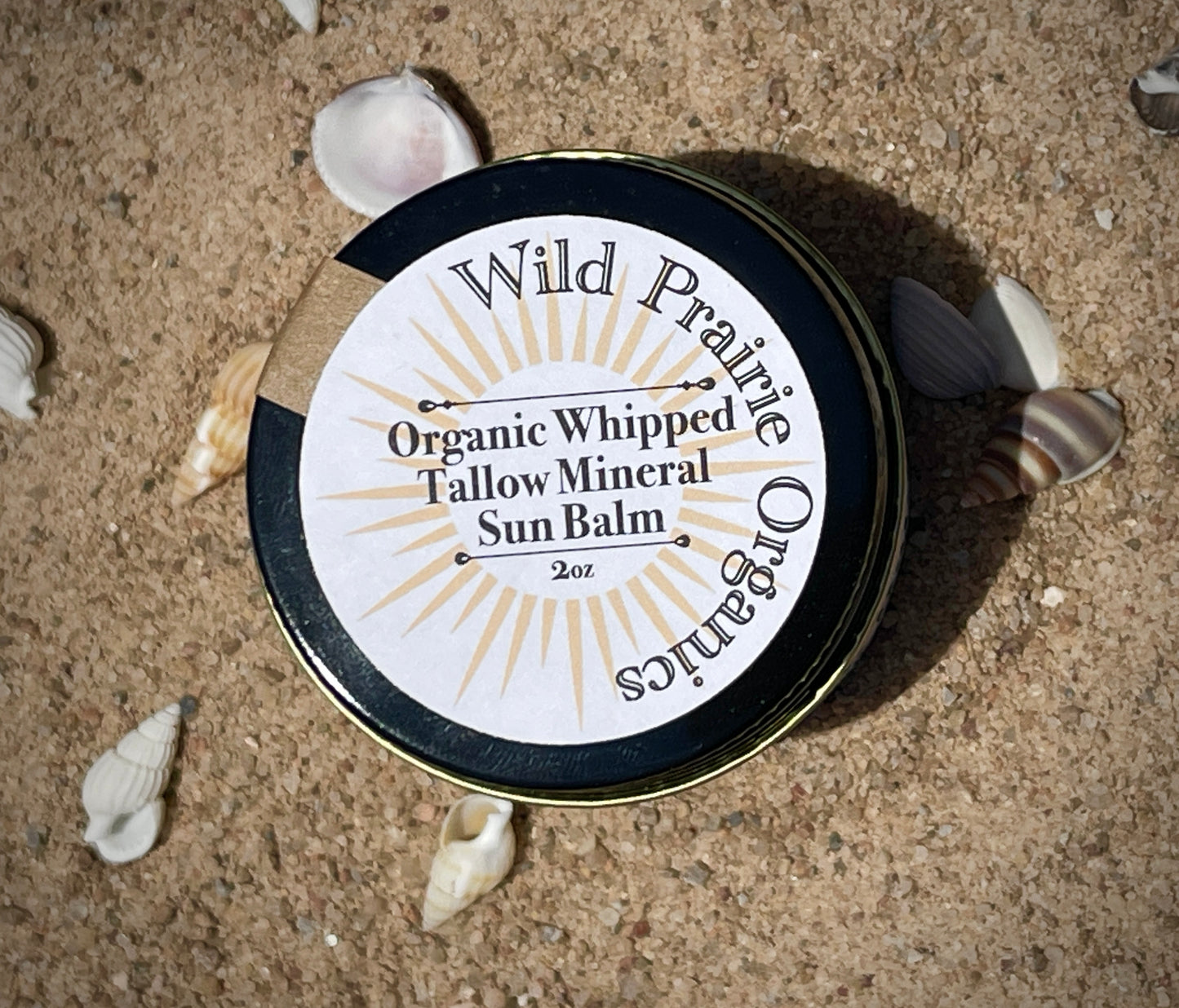 Organic Whipped Tallow and 20% Non-Nano Zinc Sun Balm